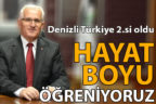 Denizli “Hayat Boyu Öğrenme”de Türkiye 2.si