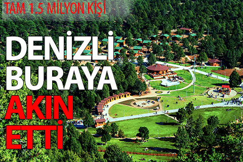 Denizli teleferik ve Bağbaşı Yaylası’na akın etti