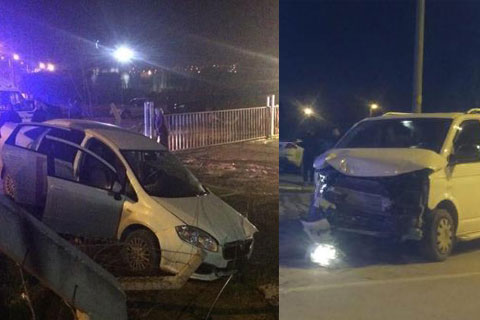 Trafik kazası: 9 hafif yaralı