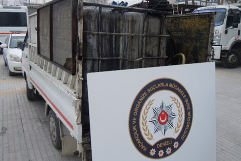 Polisten akaryakıt operasyonu