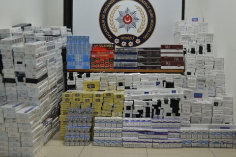 16 bin paket sigara ele geçirildi