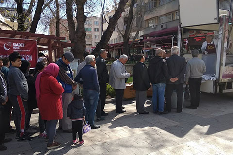 SP’den şehitler için lokma