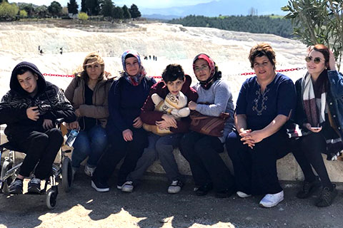 Engelliler Pamukkale’yi gezdi
