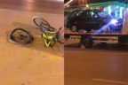 Otomobilin çarptığı bisiklet sürücüsü öldü