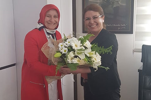 CHP’li Karaca ile İYİ Partili Türkarslan buluştu