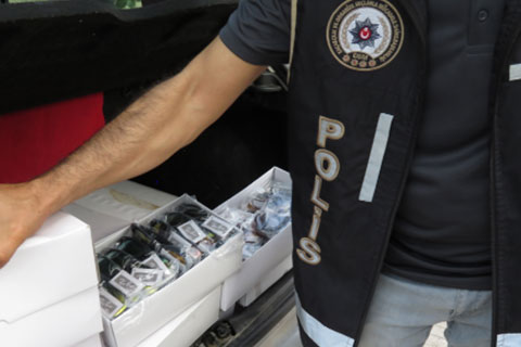 Kaçak güneş gözlüğü operasyonu