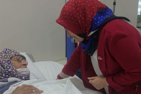 Türkarslan diyaliz hastalarına moral verdi
