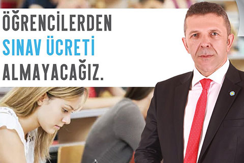 Öztürk: “Öğrencilerden sınav ücreti alınmayacak”
