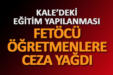 Kale’deki eğitim yapılanmasında karar çıktı