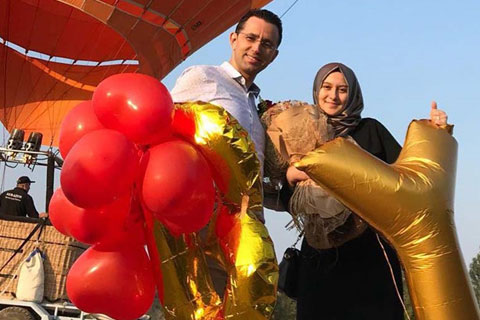 BALON TURUNDA EVLİLİK  TEKLİFİ