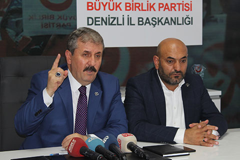 BBP Genel Başkanı Destici, Avrupa ve Amerika’ya seslendi