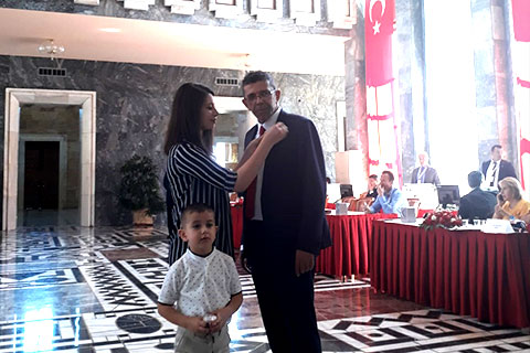 Öztürk Meclis kaydını yaptırdı