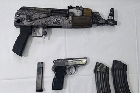 Atalar Mahallesi’nde kalaşnikof silah ele geçirildi