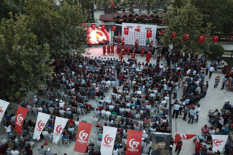 Sarayköy’de 15 Temmuz heyecanı