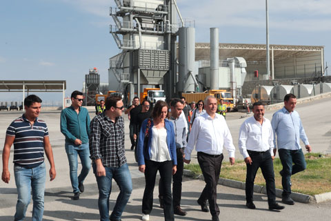 Yeni Asfalt Tesisi gelecek 50 yıllık ihtiyacı karşılayacak kapasiteye sahip…
