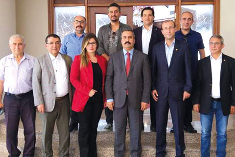 Emniyet Müdürü Demir, DGC yönetimi ile bir araya geldi