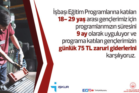 “İş’e İlk Adım” ve “İş’te Anne”  Projeleri hayata geçiyor