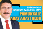 Hasan Oymak aday adaylığı başvurusunu yaptı