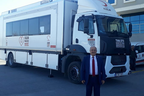 Kızılay mobil kan alma ve ikram araçlarını tamamlıyor