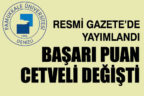 PAÜ’de Öğrenci Başarı Puanları ve katsayıları değişti