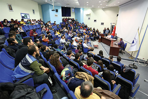 Rektör Bağ, ‘Bi Kahve Sohbeti’nin Konuğu Oldu