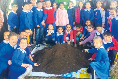 Minik ellerden geleceğe yeşil yatırım