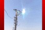 Elektrik telleri bomba gibi patladı