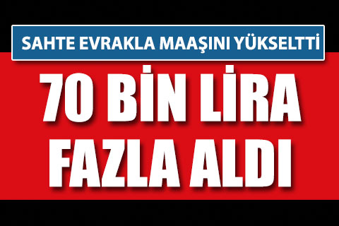 Adliyede mutemedin sahte evrakla maaşını artırdığı iddiası