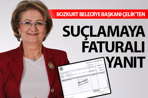 Çelik’ten, sosyal medyadaki eleştiriye faturalı yanıt