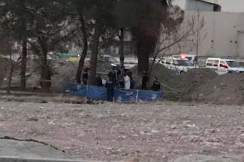 Yıkılan Üçgen Çarşısı’ndaki süs havuzunda ceset bulundu
