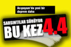 Artçı şoklar sürüyor. Acıpayam 4.4 ile sallandı