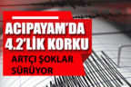 Acıpayam’da 4.2 büyüklüğünde deprem meydana geldi