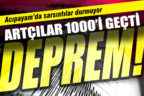 Acıpayam’da artçı depremlerin sayısı 1000’i geçti