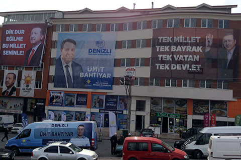 Ümit Bahtiyar’ın seçim ofisine AK Parti ablukası