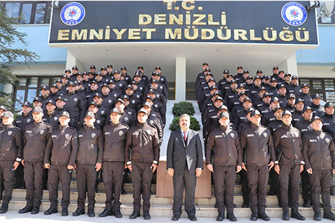 Denizli’de 118 bekçi düzenlenen törenle göreve başladı