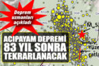Deprem uzmanları Acıpayam’ı mercek altına aldı