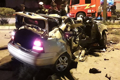 Denizli’de otomobil takla attı: 2 ölü, 1 yaralı 