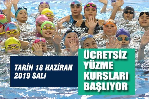 Büyükşehir yüzme kursu kayıtları başlıyor