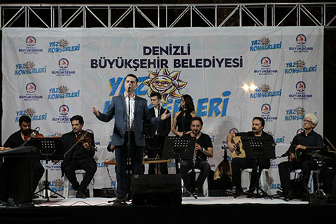Denizli, yaz konserleri ile müziğe doyacak
