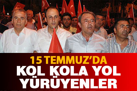 Denizli, 15 Temmuz’da kol kola yol yürüyenlere emanet