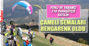 Yamaç Paraşütü Mesafe Şampiyonası başladı