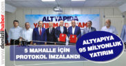 5 mahalle için 95 milyonluk altyapı yatırımı
