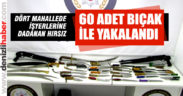 İşyerlerine dadanan hırsız yakalandı
