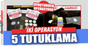 Uyuşturucu operasyonunda 5 yabancı tutuklandı