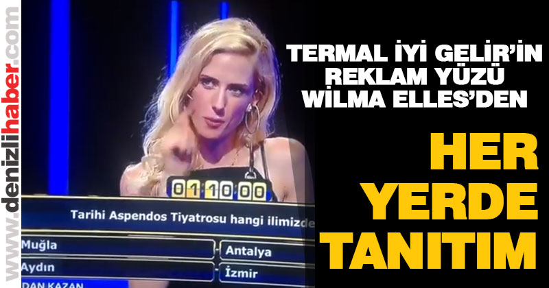 Termal İyi Gelir’in reklam yüzü Wilma Elles’den tanıtım