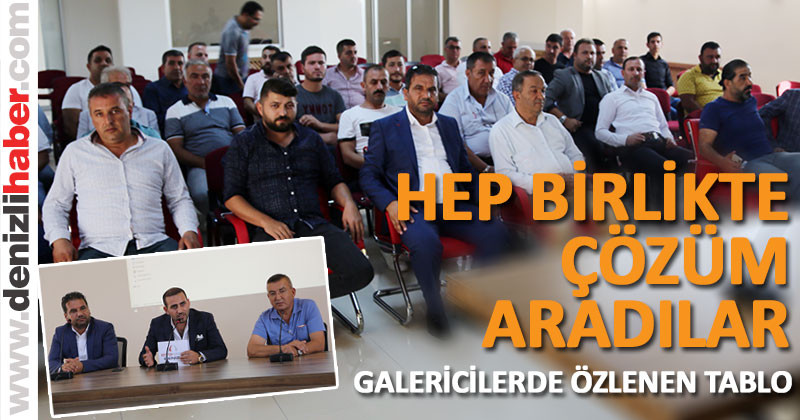 Galerici esnafı hep birlikte çözüm aradı