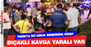 Parkta bıçaklı kavga. Afgan genç yaralandı