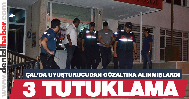 Uyuşturucu operasyonunda gözaltına alınanlardan 3’ü tutuklandı