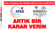 Kandilli ve AFAD’ın deprem verileri kafa karıştırıyor