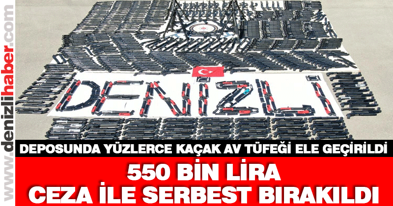 Silah kaçakçısı 550 bin lira cezayla serbest